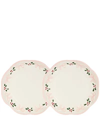 Southern Living Sweet Christmas Collection Tidbit Plates, Set of 2