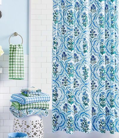 Southern Living Tabitha Collection Floral Printed Shower Curtain