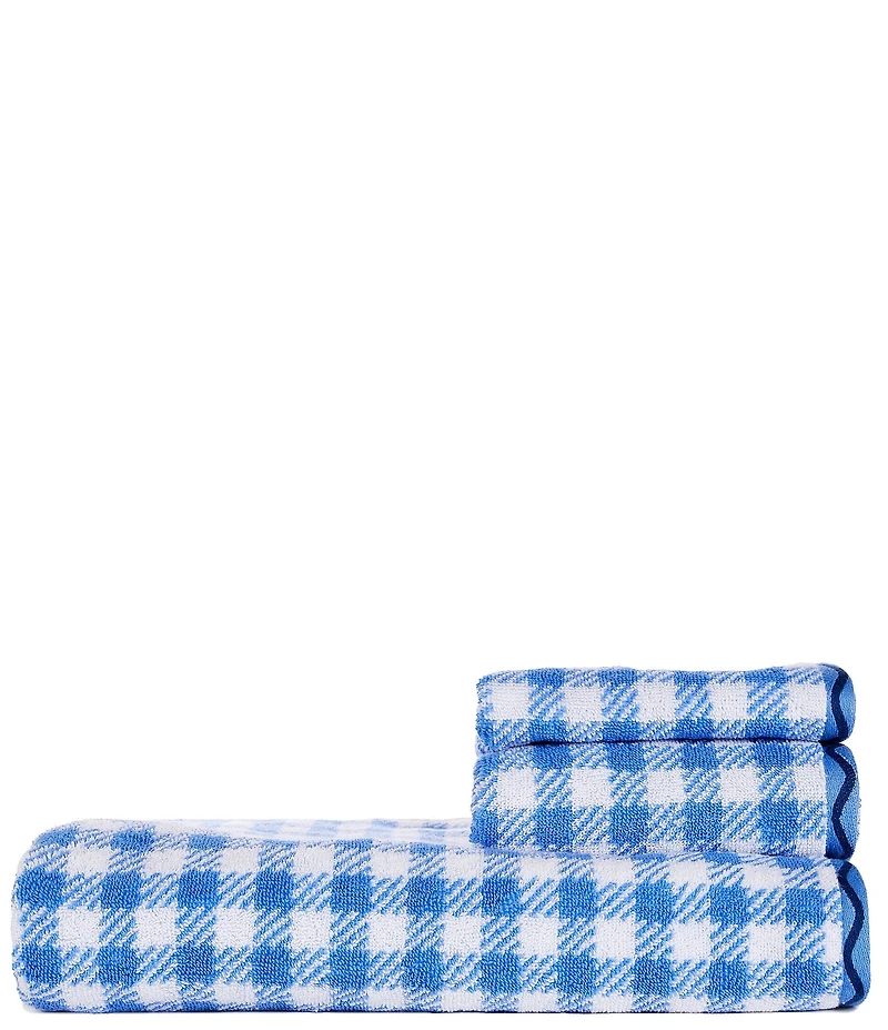 Southern Living Tabitha Collection Gingham Check Bath Towels