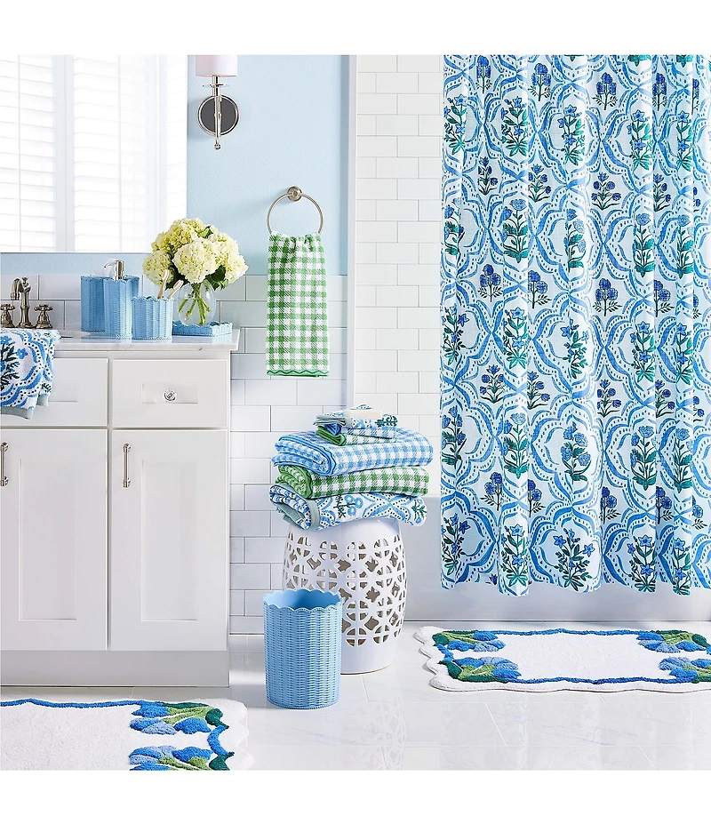 Southern Living Tabitha Collection Gingham Check Bath Towels