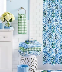 Southern Living Tabitha Collection Gingham Check Bath Towels