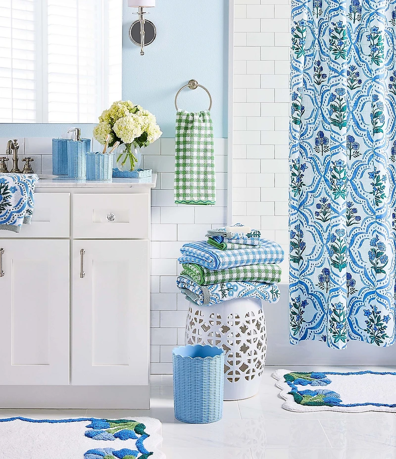 Southern Living Tabitha Collection Jacquard Floral Bath Towels