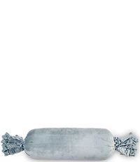 Southern Living Tasseled Velvet Bolster Pillow