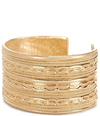 Southern Living Textured Metal Cuff Bracelet