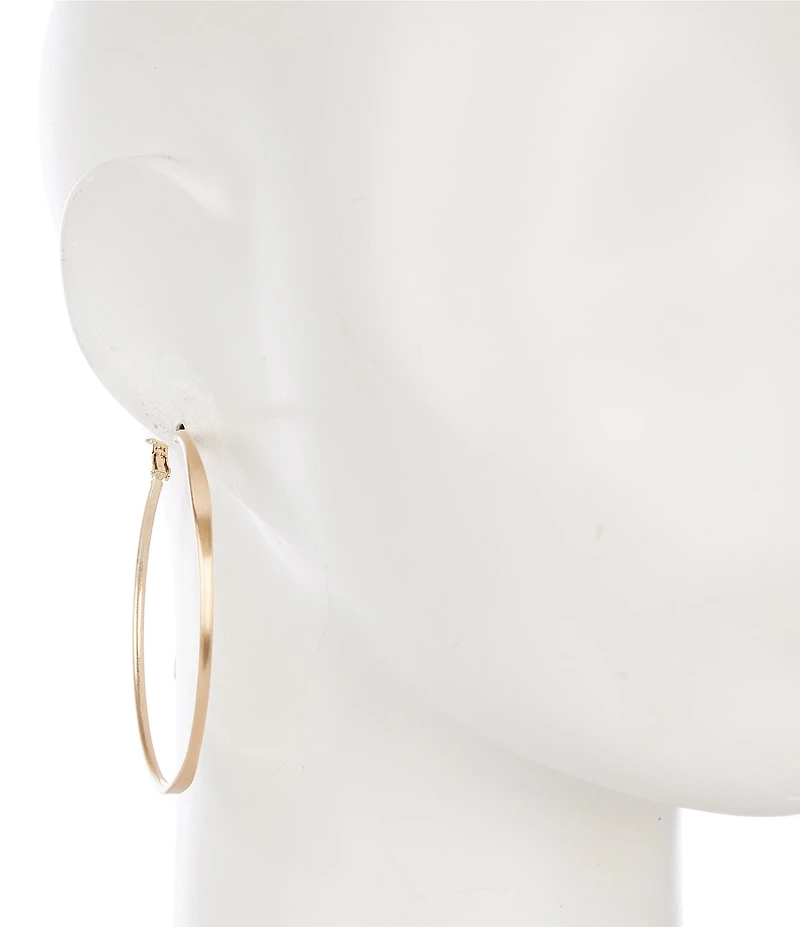 Southern Living Thin Hoop Earrings