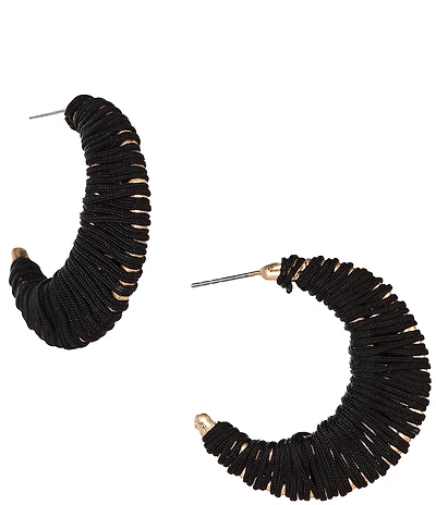 Southern Living Thread Wrapped Hoop Earrings