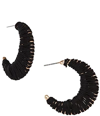 Southern Living Thread Wrapped Hoop Earrings