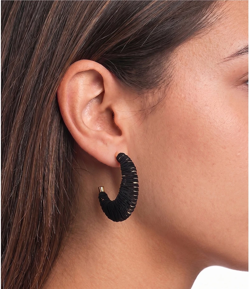 Southern Living Thread Wrapped Hoop Earrings