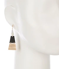 Southern Living Triple Metal Drop Earrings