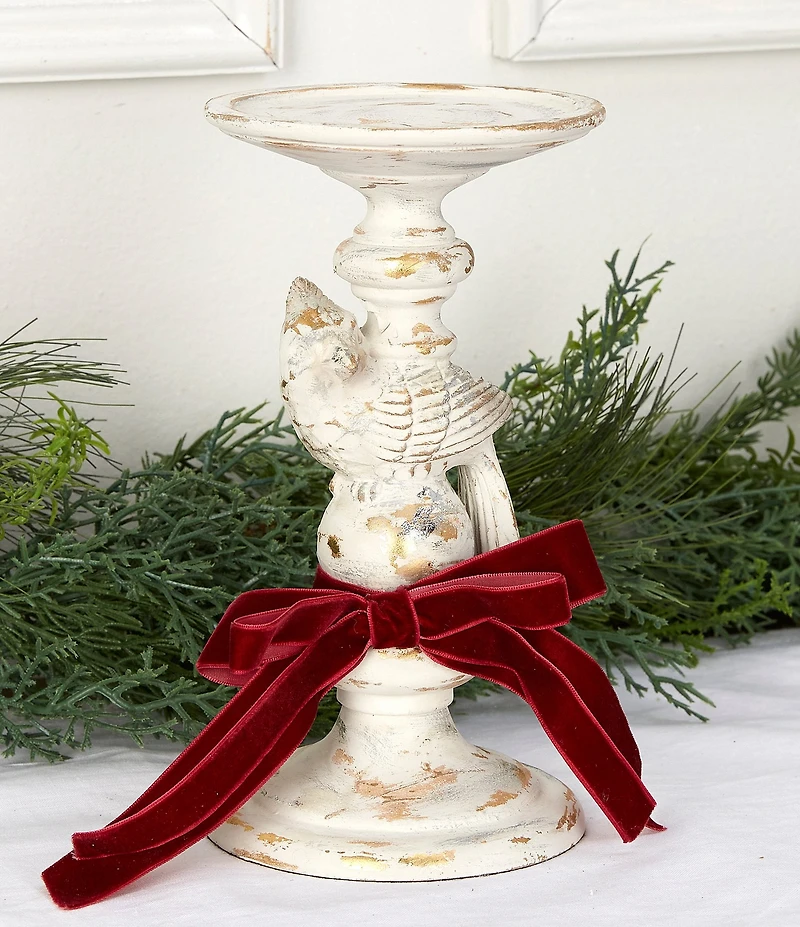 Southern Living Twelve Days of Christmas Collection Cardinal Candle Holder