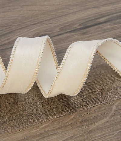Southern Living Twelve Days of Christmas Collection Cream 1#double; Decorative Ribbon
