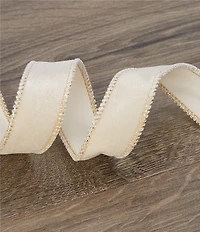 Southern Living Twelve Days of Christmas Collection Cream 1#double; Decorative Ribbon