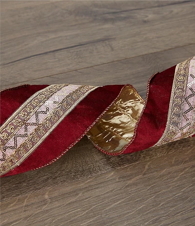 Southern Living Twelve Days of Christmas Collection Decorative Red 4#double; Ribbon