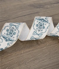 Southern Living Twelve Days of Christmas Collection Fabric Crest 3#double; Decorative Ribbon