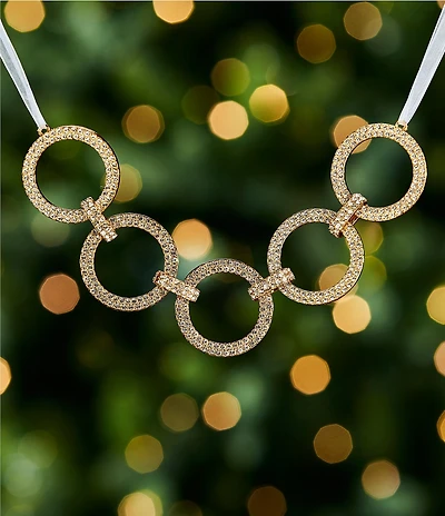 Southern Living Twelve Days of Christmas Collection Five Golden Rings Hanging Swag
