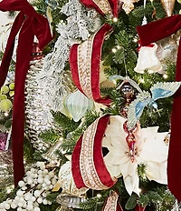 Southern Living Twelve Days of Christmas Collection Frosted Glass Onion Ornament, Set of 2