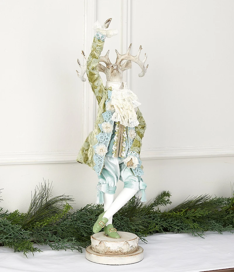 Southern Living Twelve Days of Christmas Collection Leaping Deer Figurine