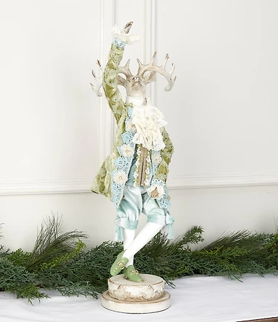 Southern Living Twelve Days of Christmas Collection Leaping Deer Figurine