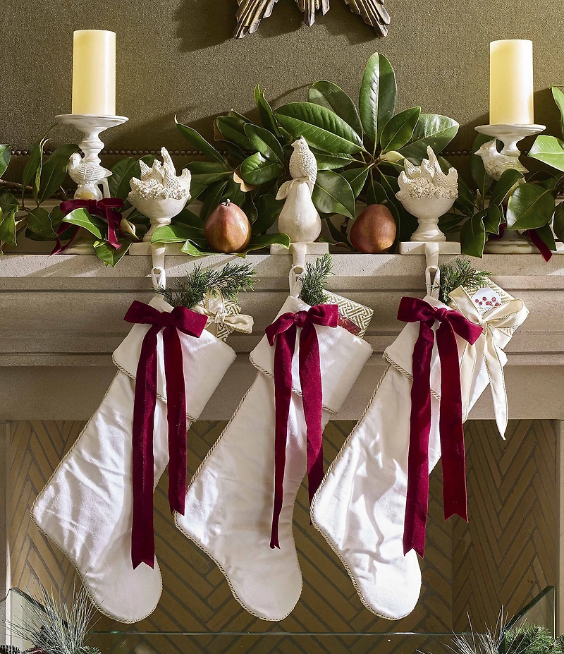 Southern Living Twelve Days of Christmas Collection Partridge & Pear Stocking Holder