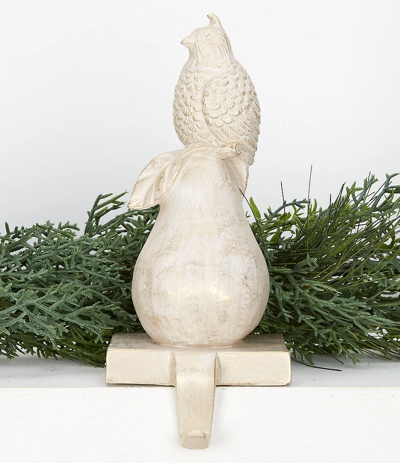 Southern Living Twelve Days of Christmas Collection Partridge & Pear Stocking Holder