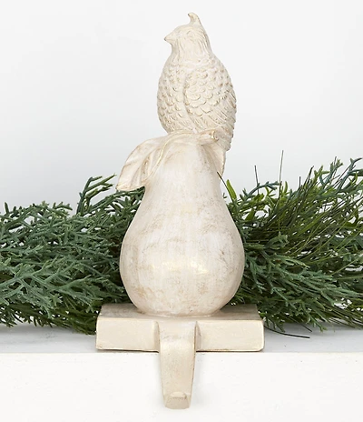 Southern Living Twelve Days of Christmas Collection Partridge & Pear Stocking Holder