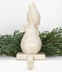 Southern Living Twelve Days of Christmas Collection Partridge & Pear Stocking Holder