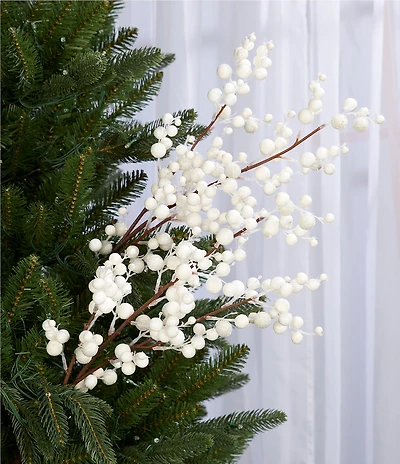 Southern Living Twelve Days of Christmas Collection White Berry Pick, Set of 2