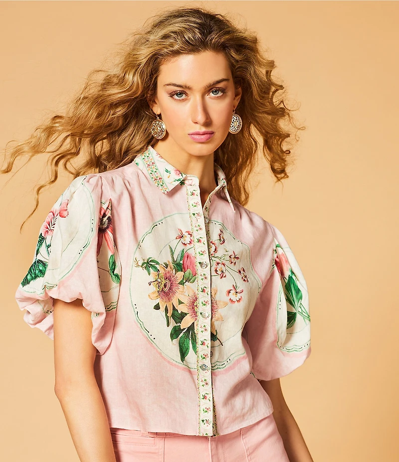 Southern Living Two Tone Cut Out Disc Drop Earrings