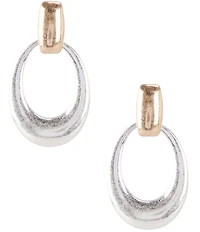 Southern Living Two Tone Knocker Orbital Earrings