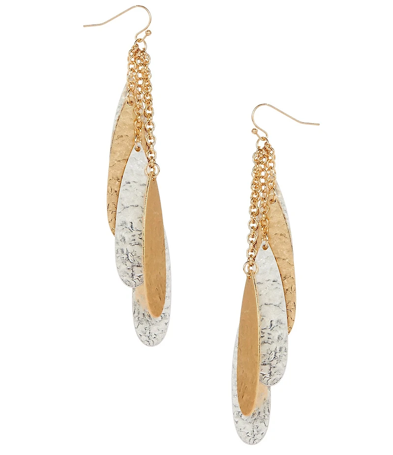 Southern Living Two Tone Shaky Drop Earrings