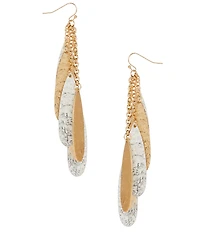 Southern Living Two Tone Shaky Drop Earrings