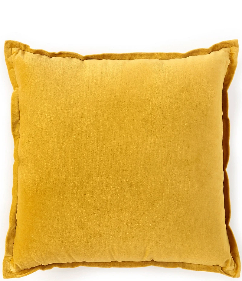 Southern Living Velvet & Linen Reversible Oversize Square Pillow