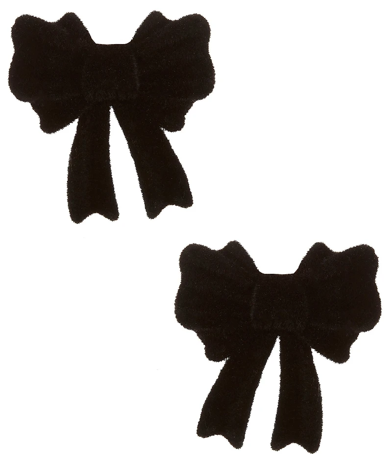 Southern Living Velvet Bow Stud Earrings