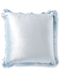 Southern Living Velvet Fringe Square Pillow