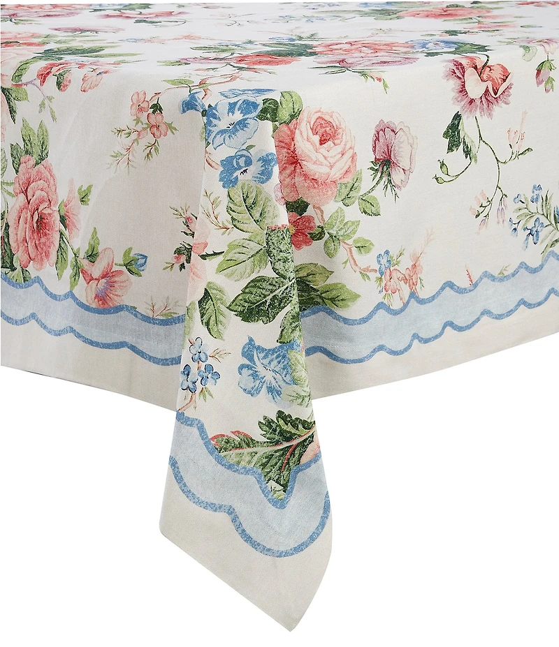 Southern Living Vintage Floral Tablecloth