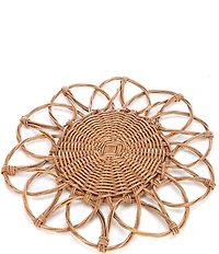 Southern Living Wicker Flower Charger