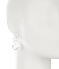 Southern Living Wobbly Metal Geometric Drop Earrings