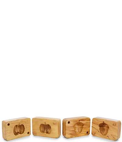 Southern Living Wood Acorn and Pumpkin Butter Mold