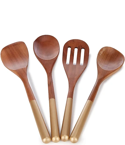 Southern Living Wooden 4-Piece Utensil Set