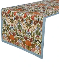 Southern Living Woodland Forage Squirrel and Fox Reversible Runner, 72#double;