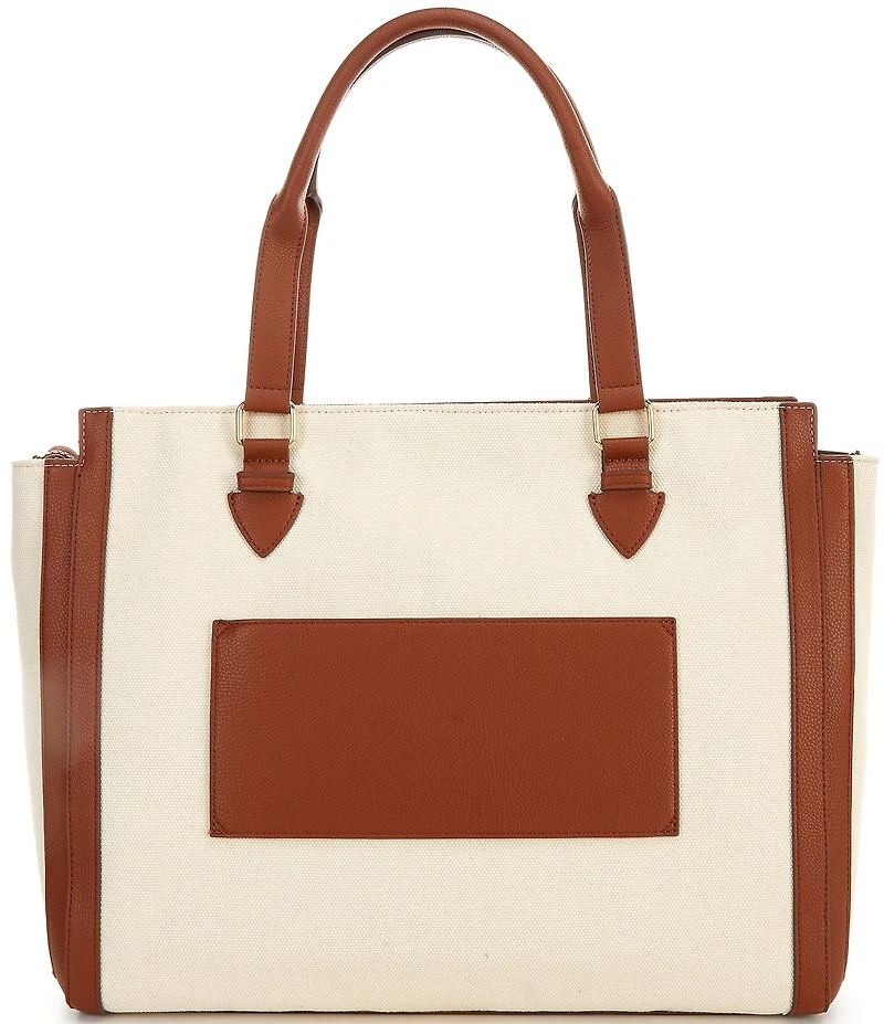 Southern Living Work Contrast Trim Tote Bag