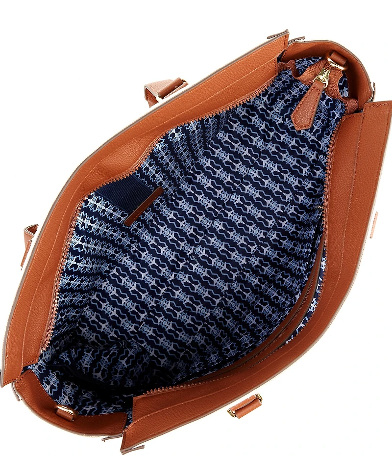 Southern Living Work Contrast Trim Tote Bag