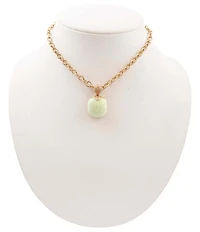 Southern Living x Barse Citron Magnesite Solara Short Pendant Necklace