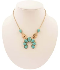 Southern Living x Barse Desert Icon Turquoise Short Pendant Necklace