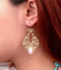 Southern Living x Barse Victorian Garden Statement Drop Earrings