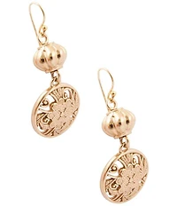 Southern Living x Barse Golden Lauren Drop Earrings