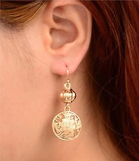 Southern Living x Barse Golden Lauren Drop Earrings