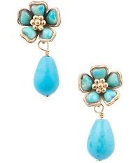 Southern Living x Barse Heirloom Petals Drop Earrings