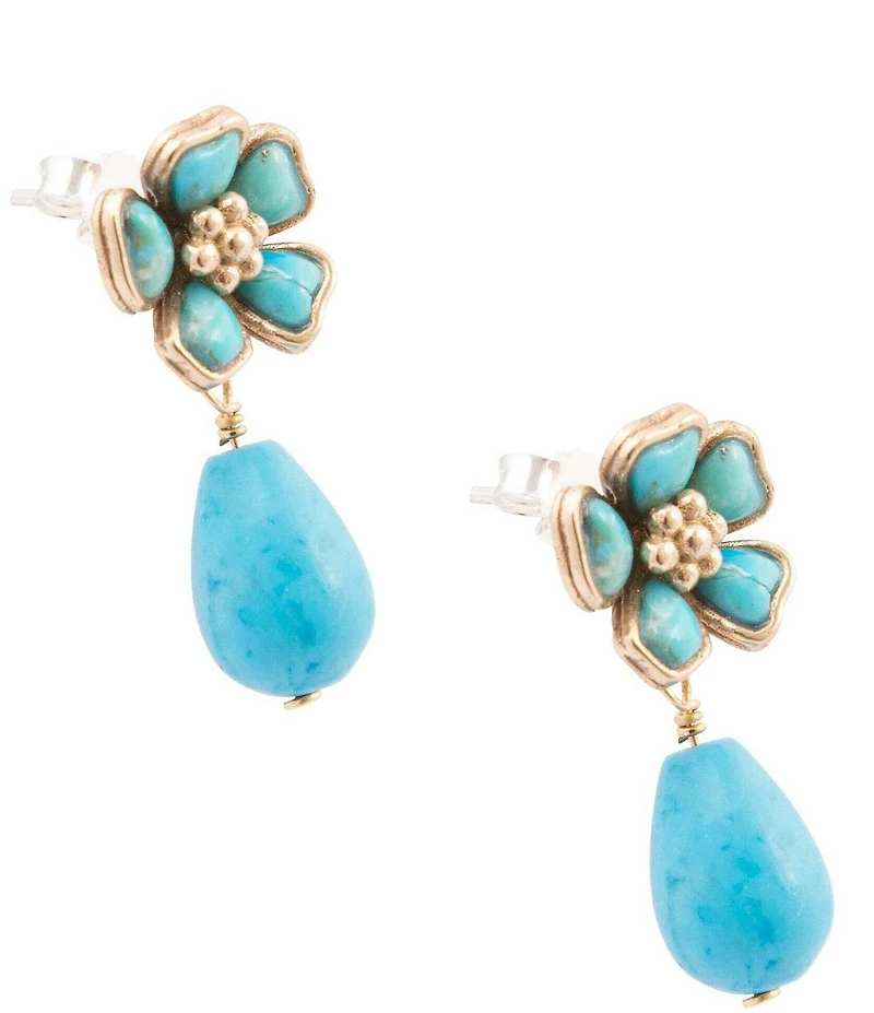 Southern Living x Barse Heirloom Petals Drop Earrings