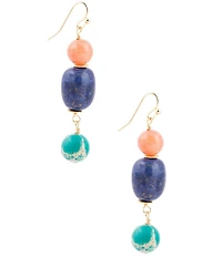 Southern Living x Barse Jasper & Jade Radiance Drop Earrings